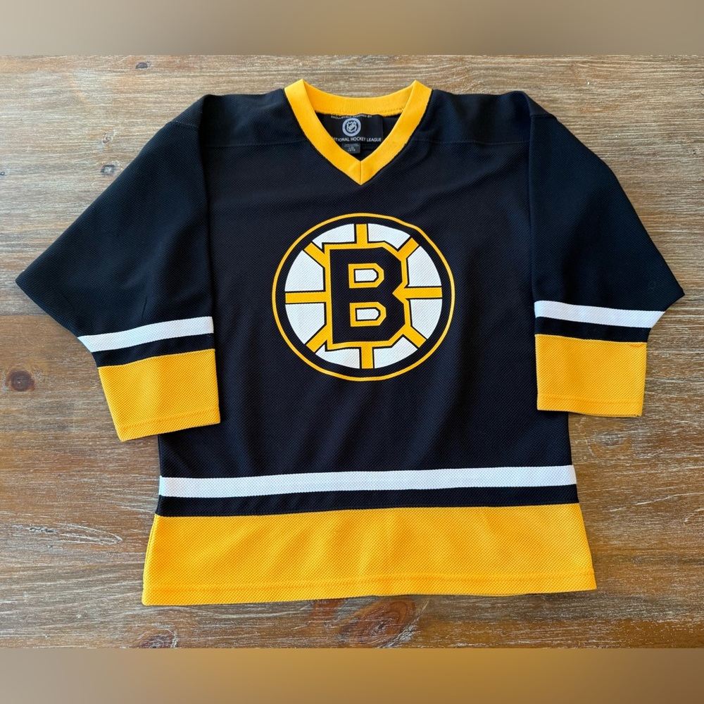 YOUTH NHL BOSTON BRUINS JERSEY, LARGE (14/16)